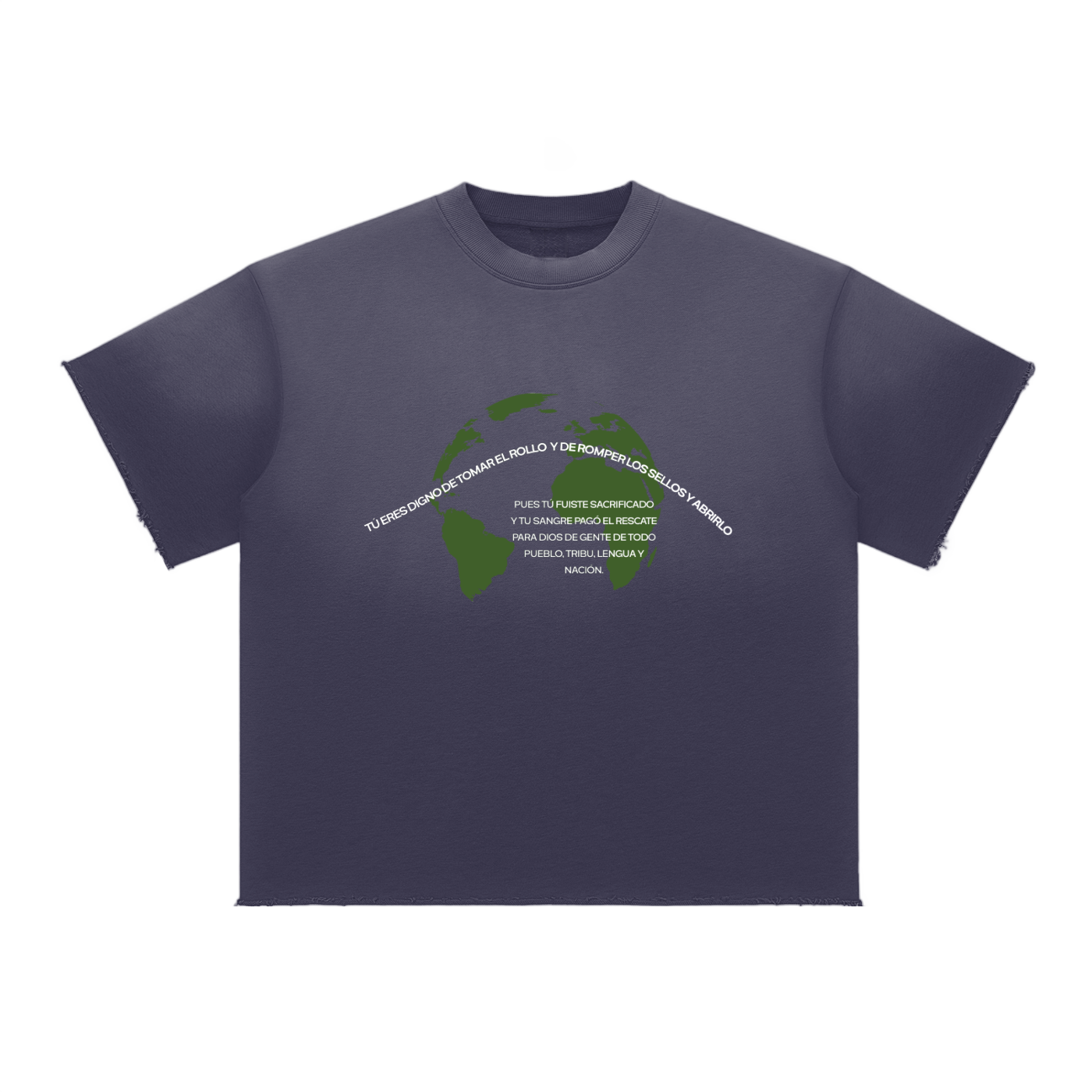 Rev 5:9 Sun Fade Raw Edge T-Shirt