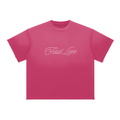 First Love Sun Fade Raw Edge T-Shirt