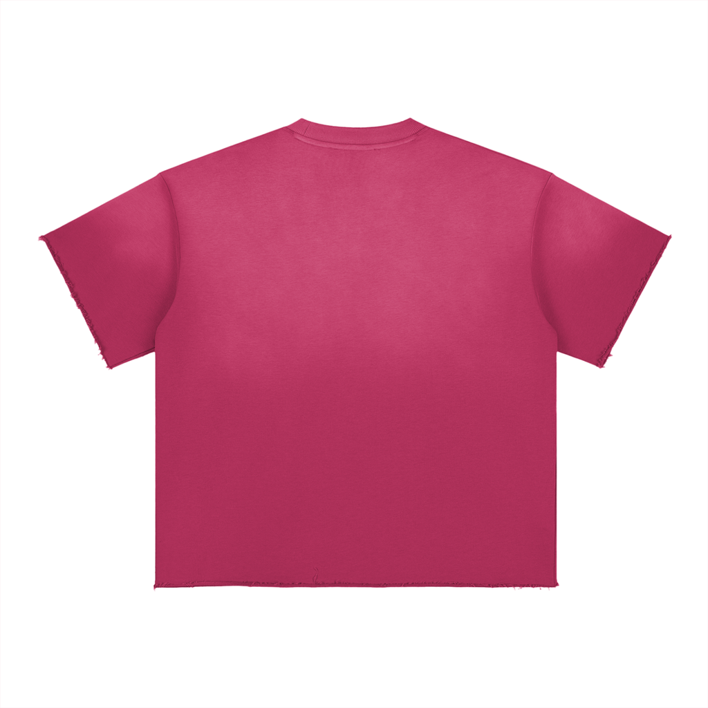First Love Sun Fade Raw Edge T-Shirt