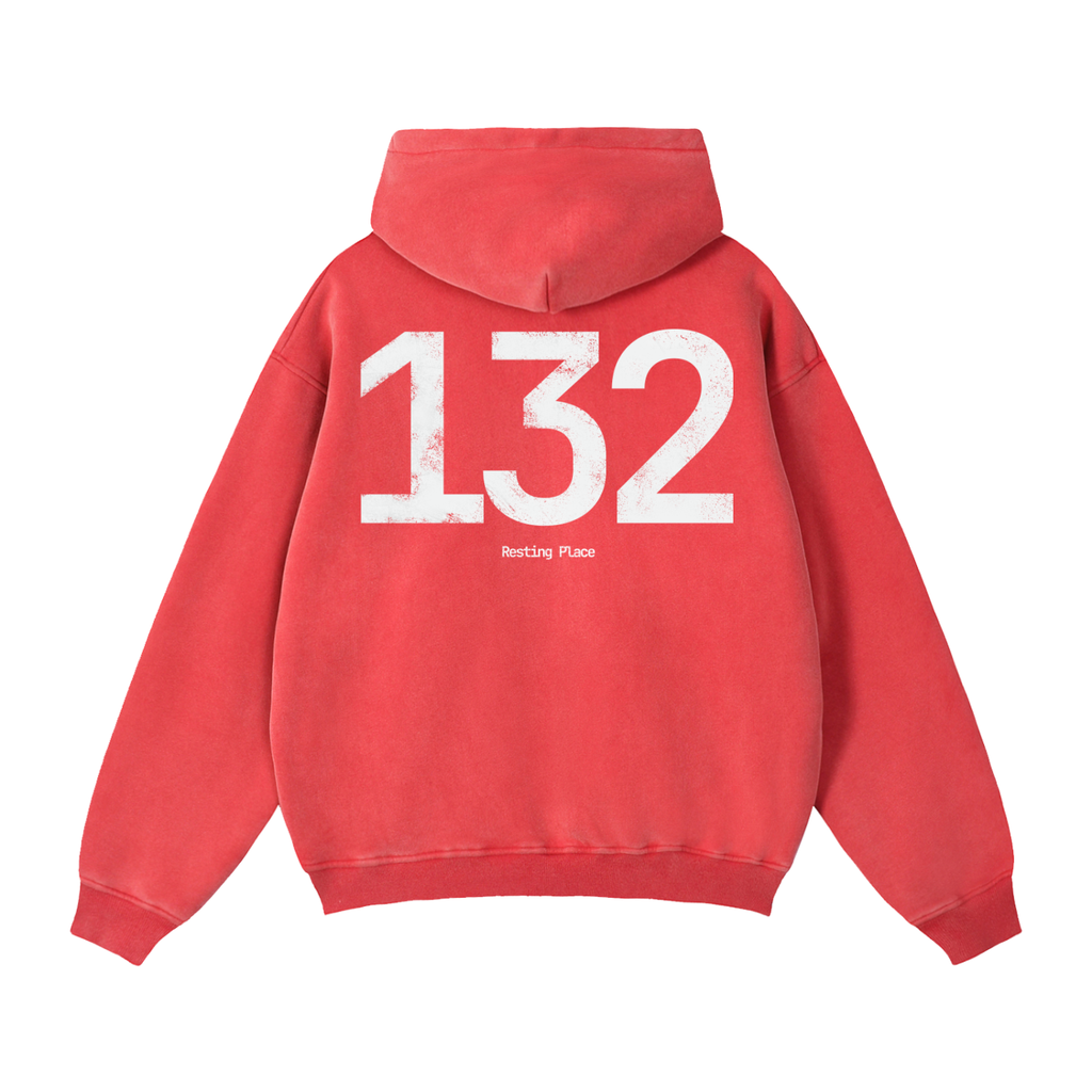 132 Essentials Zip-Through Boxy Hoodie